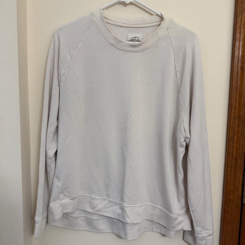 Lou & Grey Soft Cream Crew Neck Sweater